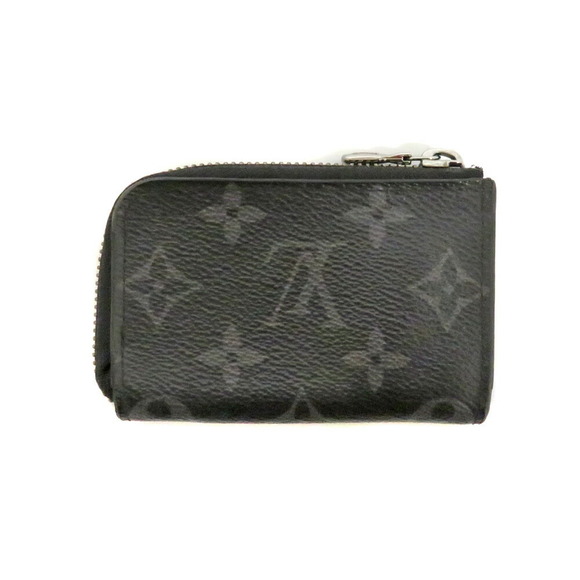 Louis Vuitton Jour Eclipse Case Black Monogram Coin Monnaie Porte - Picture 1 of 6